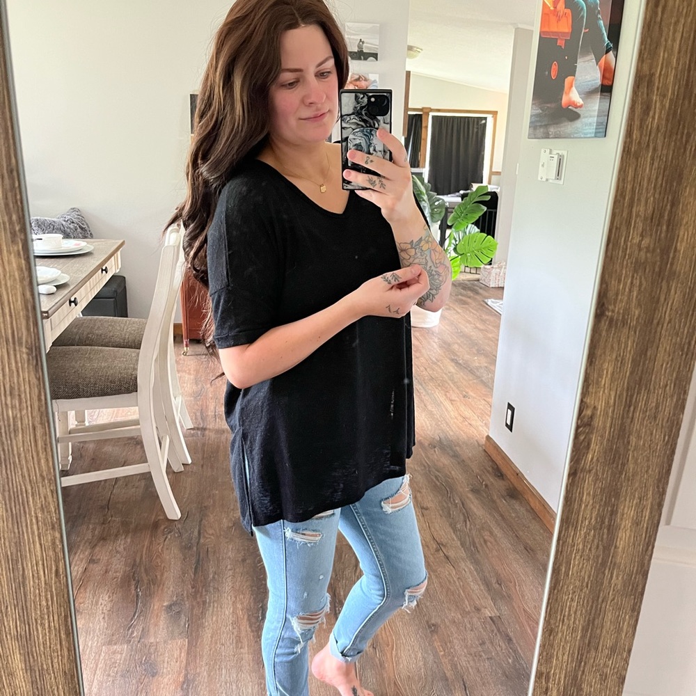 Black Lightweight Tee